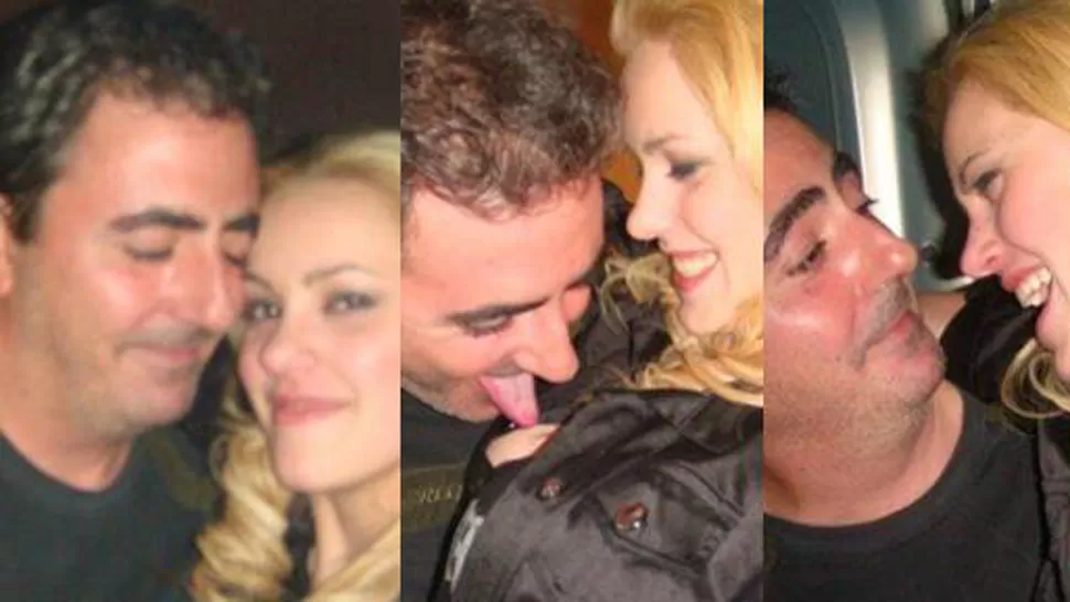 MUY JUNTOS. El periodista y la modelo se fotografiaron muy mimoso hace algunos años. FOTOS TOMADAS DE TWITTER