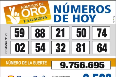 Los Números de Oro de LA GACETA