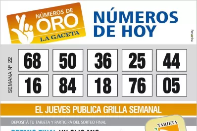 Los Números de Oro de LA GACETA