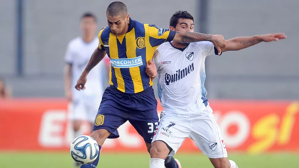 TRES PARA ROSARIO. Con esta derrota, Quilmes quedó aún más comprometido en la tabla de los promedios. TELAM