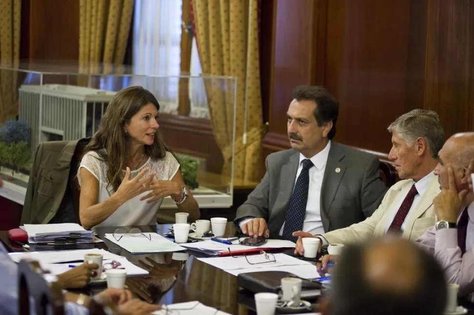 PRIMERA SESIÓN DEL AÑO. Sbdar preside la mesa del Consejo este viernes. la gaceta / foto de jorge olmos sgrosso