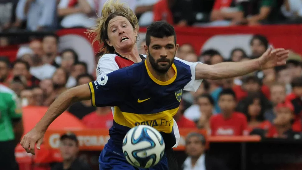 APUESTA. Emmanuel Gigliotti es la carta ofensiva de Boca. TELAM