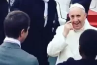 Un joven cordobés hizo reír al Papa con un insólito tip futbolero