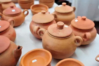 Toques de cerámica en la cocina