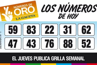 Los Números de Oro de LA GACETA