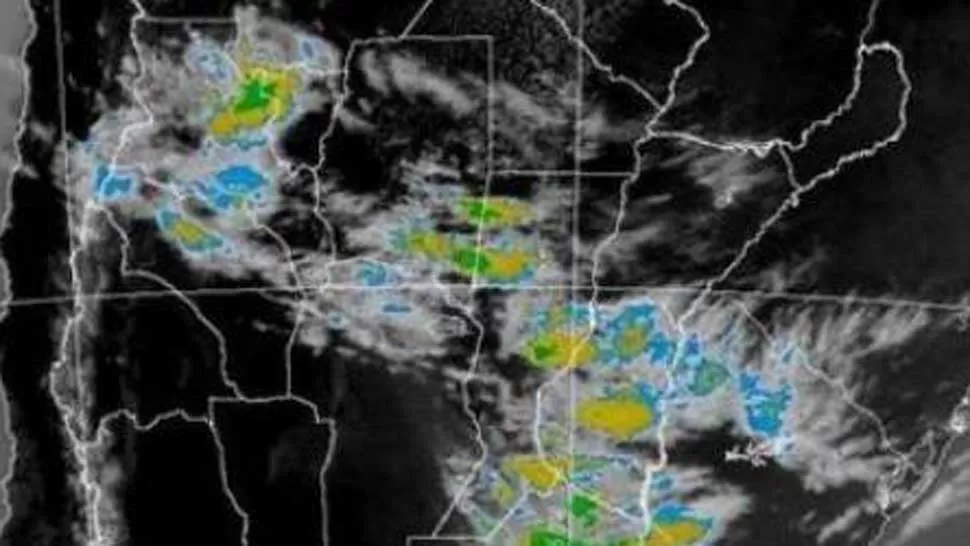  Mapa territorial del Servicio Meteorológico Nacional.
