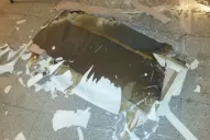 Se desprendió parte del techo de la terapia del Padilla