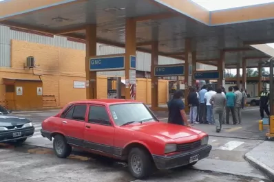 Una protesta obligó a bajar el precio del GNC en el Sur