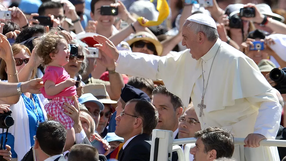 ANIVERSARIO. Francisco está próximo a cumplir un año como Papa. TELAM