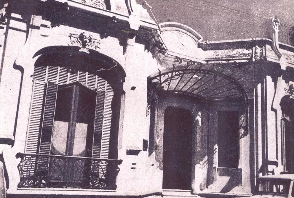 25 DE MAYO 492. Valiosa casa demolida al promediar la década de 1970. Su último ocupante fue el Museo Arqueológico de la UNT. la gaceta / archivo