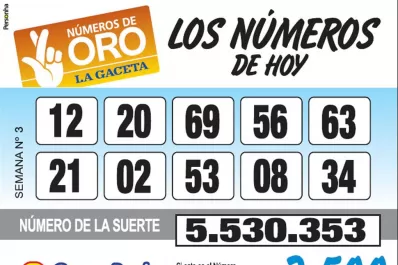 Los Números de Oro de LA GACETA