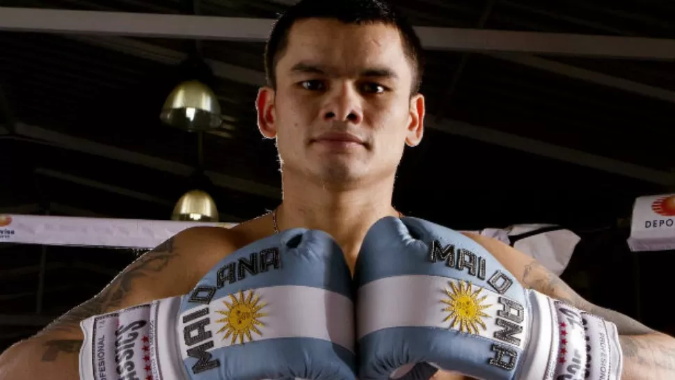 EXPECTATIVAS.- El argentino Marcos Chino Maidana afirmó que el 3 de mayo (fecha de la pelea titular unificatoria con el norteamericano Floyd Mayweather) tengo que ganar para entrar en la historia del boxeo.