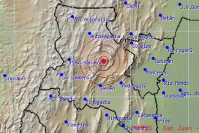El norte de Catamarca tembló esta madrugada