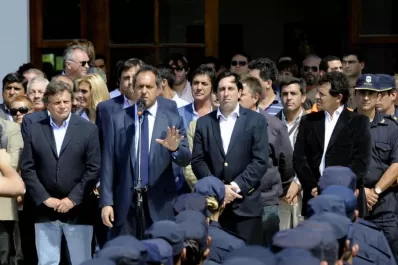 Scioli apunta a la Justicia por la inseguridad en su provincia