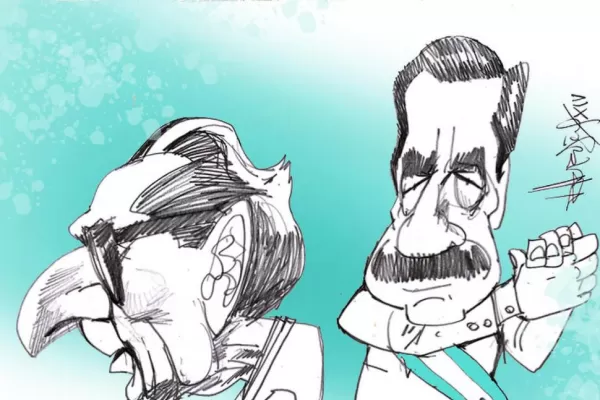 Ritos legales y peleas en abril del 84