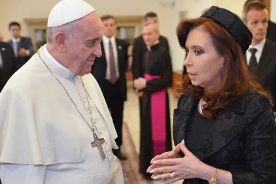 Cristina almorzó a solas con Francisco en la residencia Santa Marta