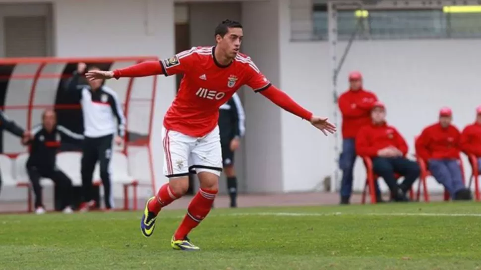 FESTEJO. Funes Mori marcó cuatro goles en un partido. FOTO TOMADA DE INFOBAE.COM