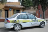Chocó contra el auto del comisario