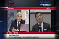 Fabbri se cruzó con Maravilla Martínez en vivo