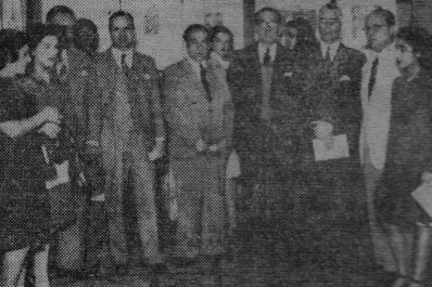 Inauguraron una Muestra de motivos de Norte América en 1945