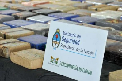 Quemaron casi 600 kilos de cocaína secuestrada a una banda de Frías