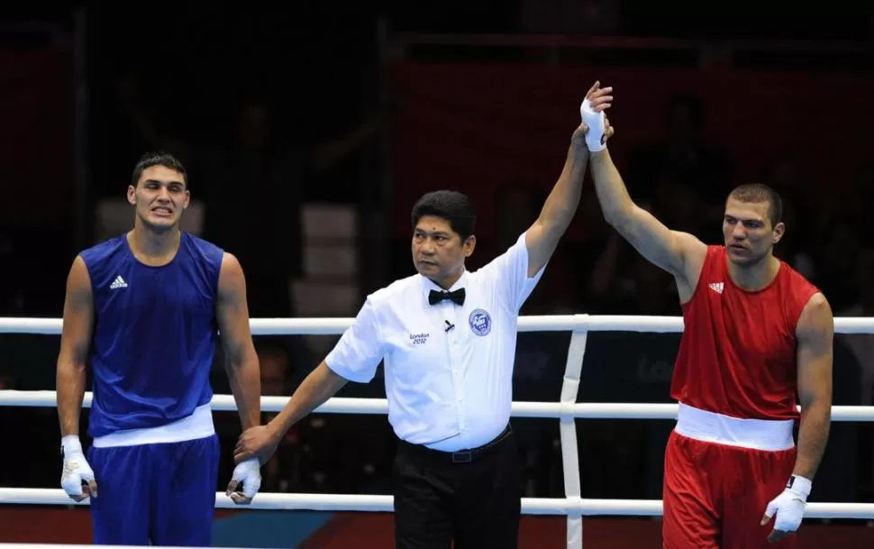 SOLIDEZ. Yamil Peralta tuvo una gran competencia, que coronó obteniendo el último oro para la delegación argentina 