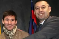 Messi se quedará hasta que él quiera, dijo el presidente de Barcelona