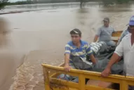 Un temporal dejó aisladas a cerca de 100 familias del sur tucumano