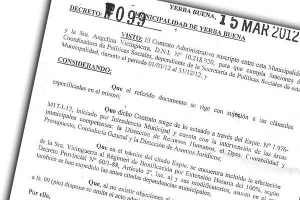 La novela de los contratos llega al Concejo de Yerba Buena