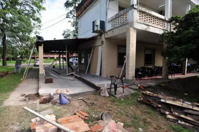 Puja estudiantil por un derrumbe en Agronomía