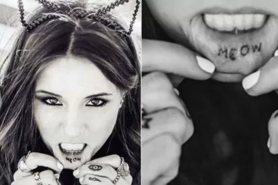 Candelaria Tinelli se hizo un tatuaje en un extraño lugar