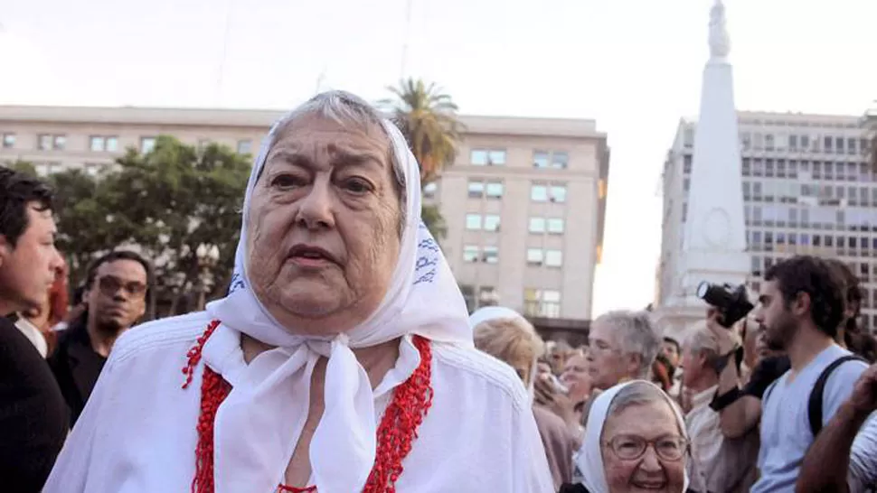 GARANTISTA. Hebe de Bonafini opinó que los medios de comunicación fogonean los linchamientos. LA GACETA