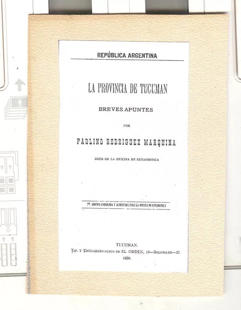 “LA PROVINCIA DE TUCUMÁN”. Portada de la segunda edicióndel folleto, gentileza de Sara Peña de Bascary la gaceta / archivo