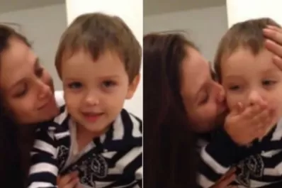 El tierno video de Thiago, el hijo de Fabián Rodríguez y Nazarena Vélez