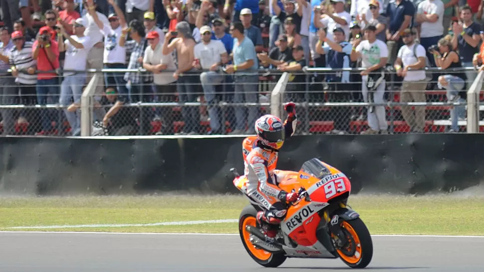 EL FAVORITO. Márquez tiene todas las de ganar en el circuito santiegueño. LA GACETA / JUAN PABLO SANCHEZ NOLI