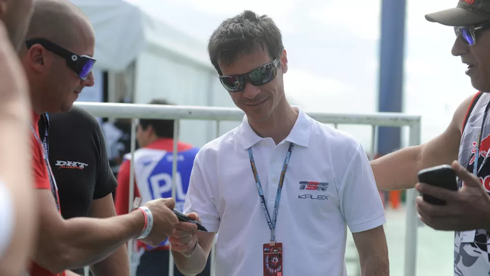 LOCAL. El rafaelino fue el único representante argentino en el fin de semana de Moto GP en Las Termas. ARCHIVO LA GACETA / JUAN PABLO SANCHEZ NOLI