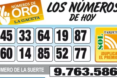 Los Números de Oro de LA GACETA