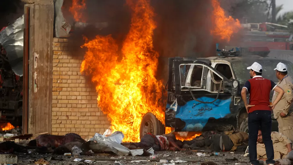 VIOLENCIA SIN FIN. En Kirkuk, un hombre disfrazado de policía hizo estallar un cinturón bomba. REUTERS