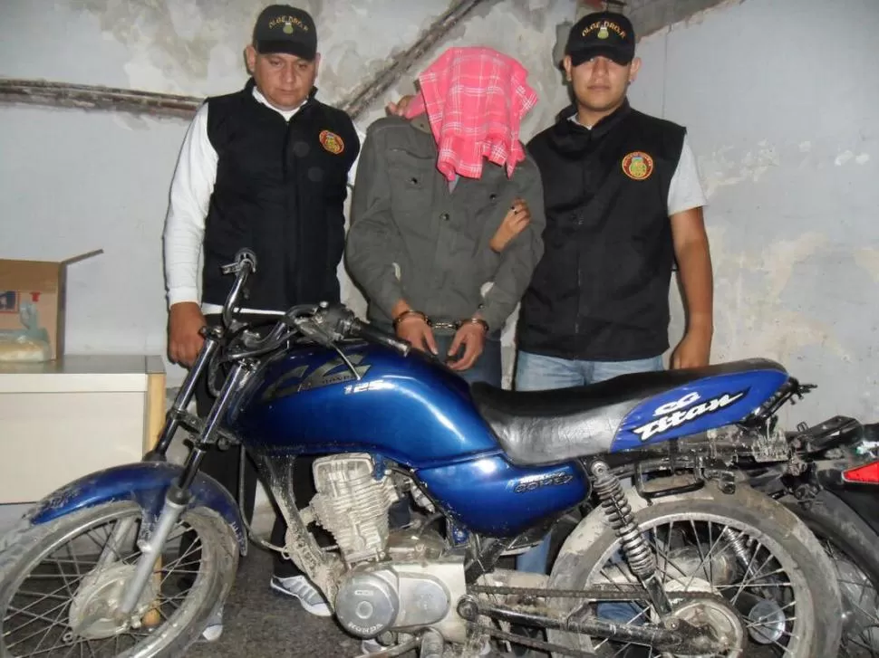 ANTECEDENTES. “El Caño Negro” terminaba de cumplir una condena por una causa de robo agravado. gentileza digedrop