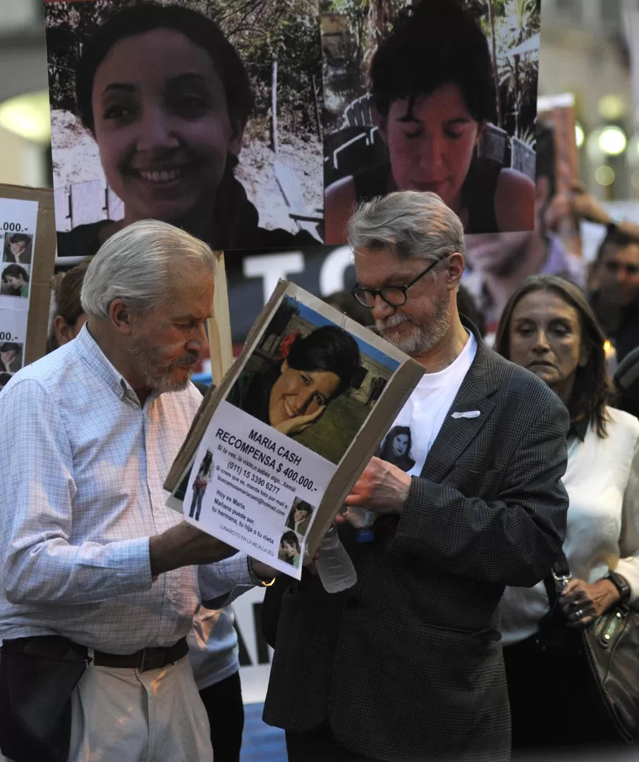 UNIDOS POR EL DOLOR. Cash se encontró en Salta con Jean Michel Bouvier, papá de la turista asesinada. la gaceta / foto de jorge olmos sgrosso (archivo)