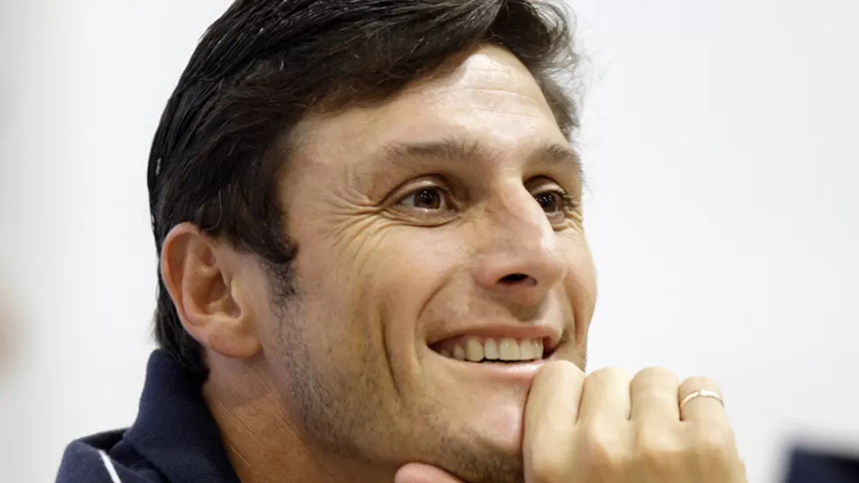 EXITOSO. Javier Zanetti, símbolo de la Selección argentina de fútbol. FOTO TOMADA DE DIAADIA.COM.AR