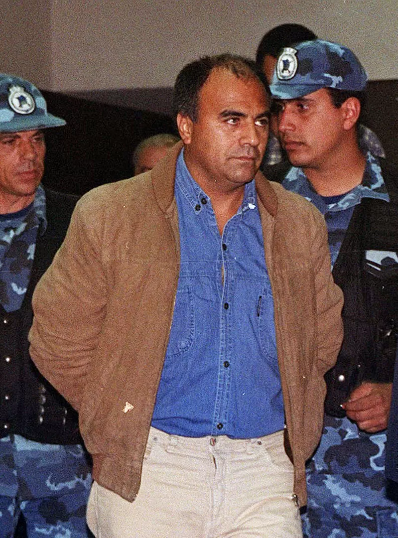PRESO. Valor, en una de sus visitas a los Tribunales bonaerenses. dyn (archivo)