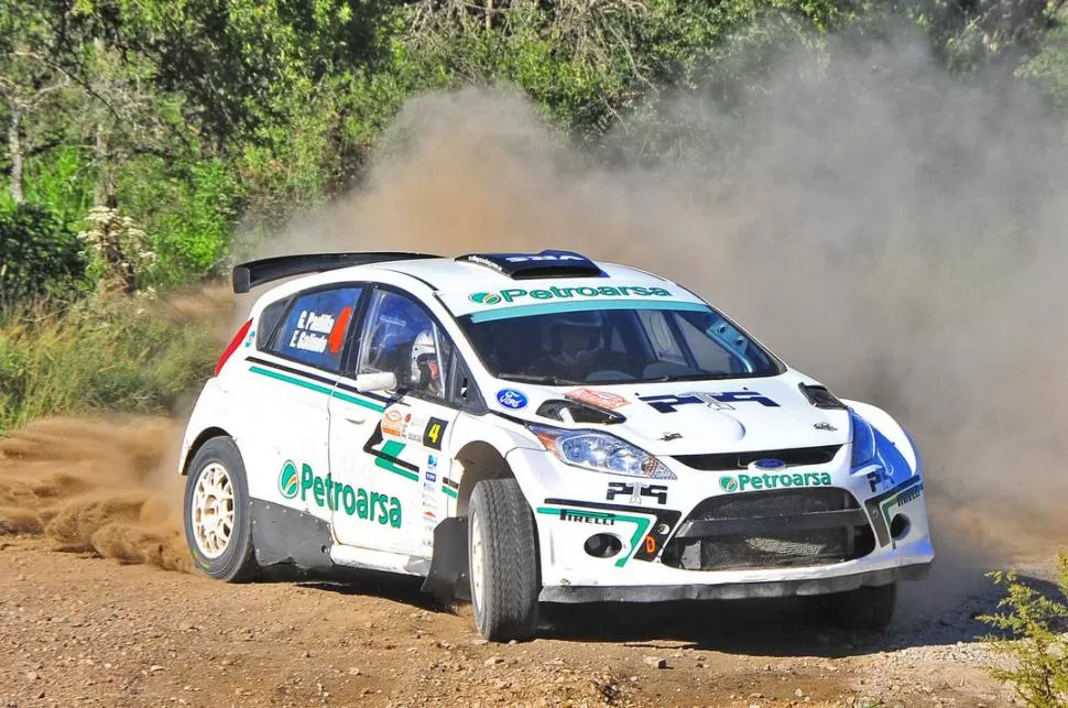 NÚMERO FIJO. Gerónimo Padilla tomará parte de la prueba con el Ford Fiesta que le prepara el equipo VRS. Participará de la prueba del Argentino y del Sudamericano. 