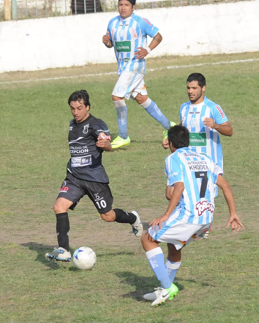 UN BUEN DÍA. Gustavo García apuesta a ser el mejor partido de Concepción FC. 