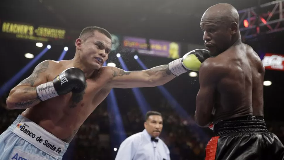 POSTURA. Maidana se consideró ganador ante Mayweather. FOTO TOMADA DE INFOBAE.COM