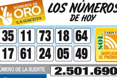 Los Números de Oro de LA GACETA