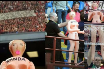 El incómodo momento que pasó Wanda Nara por culpa de la hinchada de Milan