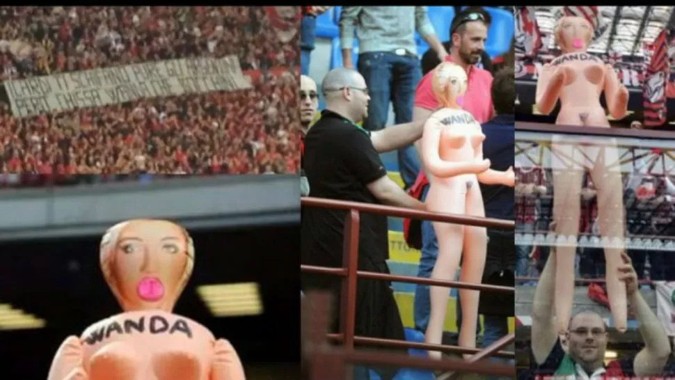 El incómodo momento que pasó Wanda Nara por culpa de la hinchada de Milan