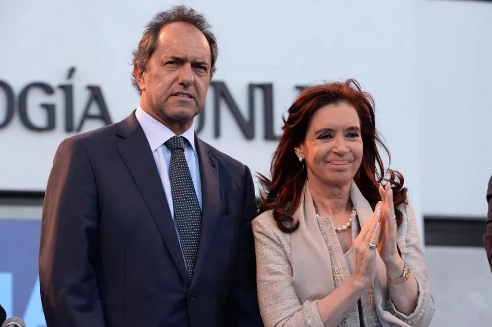 PRETENSIÓN. Scioli aspira a suceder a Cristina Fernández en la Rosada. prensa gobernación