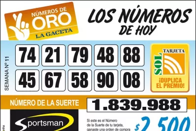 Los Números de Oro de LA GACETA